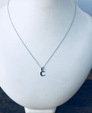 Load image into Gallery viewer, Initial Letter C White Gold &amp; Diamond pendant