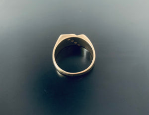 Men’s vintage diamond and gold ring