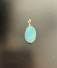 Load image into Gallery viewer, Women’s opal and diamond pendant