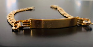Vintage solid gold ID Bracelet
